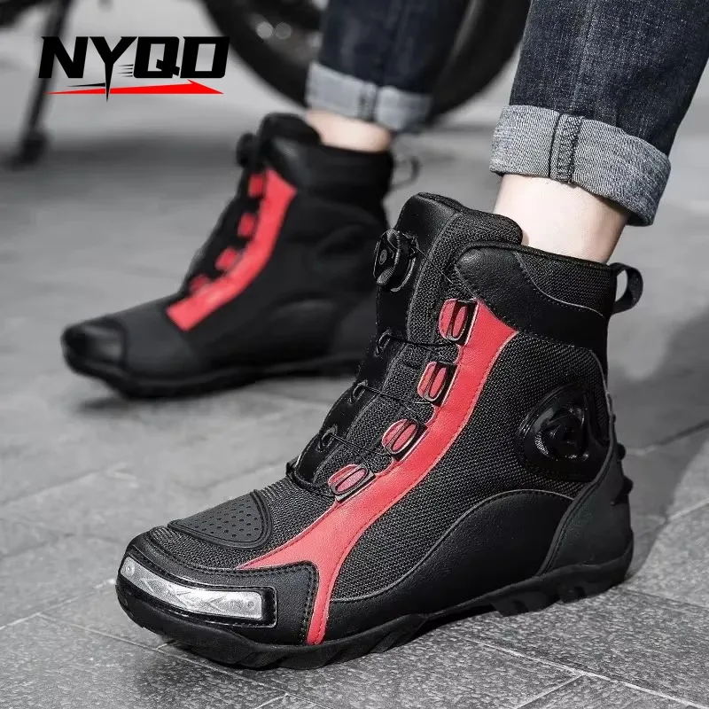 

Four Seasons Motorcycle Off Road Racing Boots Motorcycle Travel Equipment Knight Boots Racing Shoes