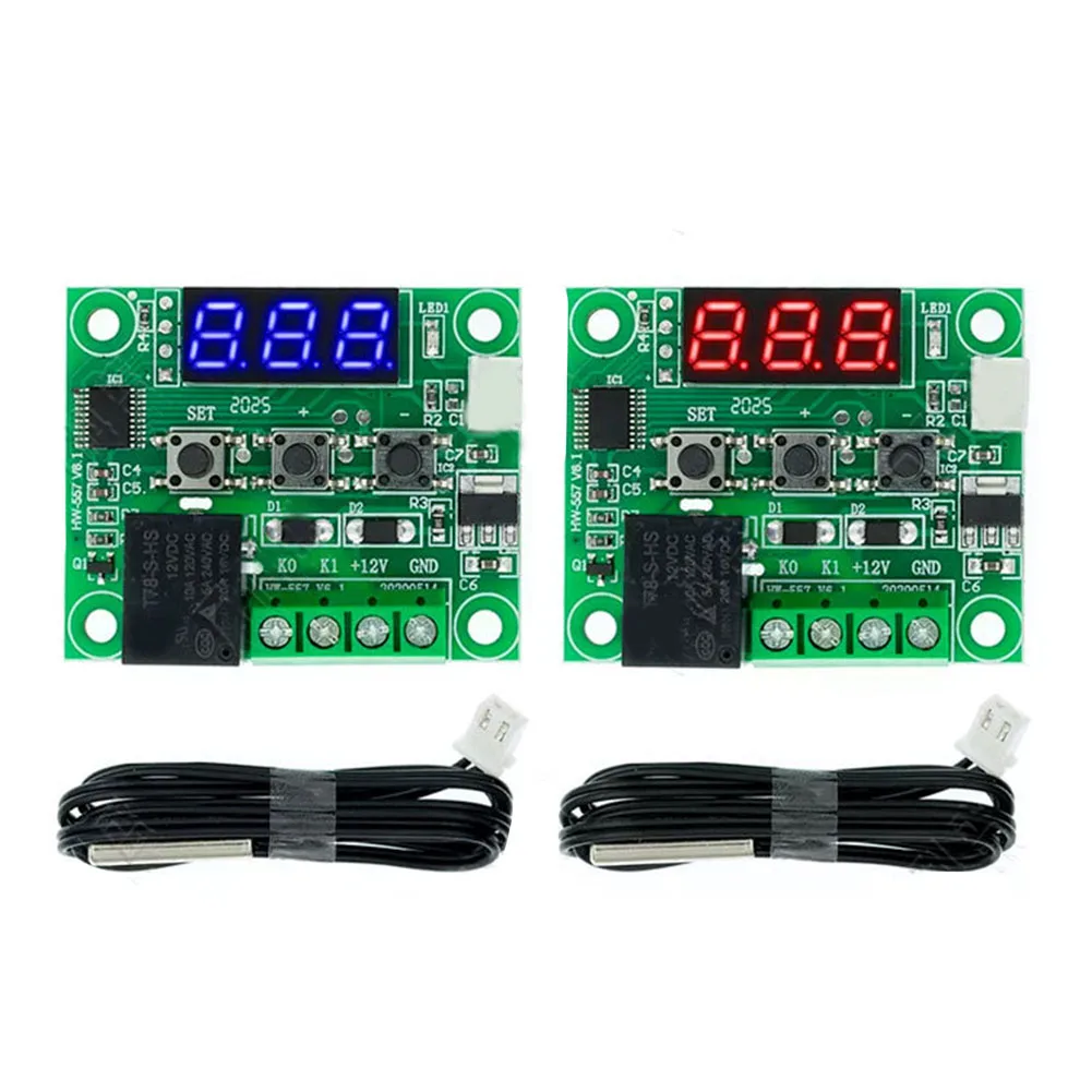 

W1209 12V -50-110°C Digital Thermostat Temperature Control Switch Sensor + Case Digital Thermostat Control Switches Electrical