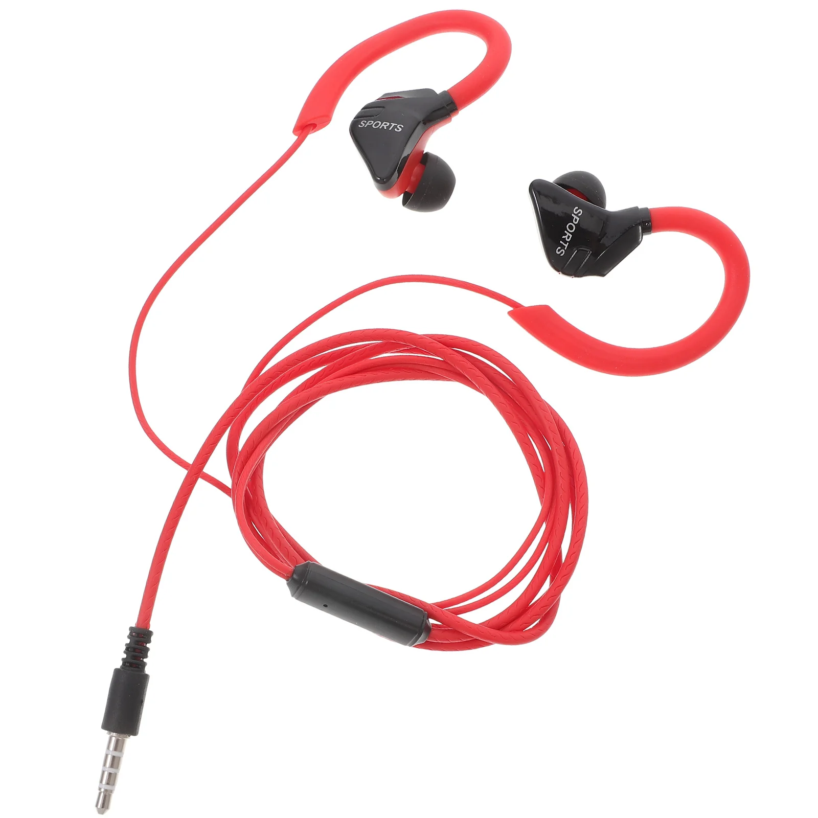 

1Pair Earhook Earphones Waterproof Lightweight Sports Headset for Running Cycling Fitness in-Ear Earbud Headphones with 3.5mm