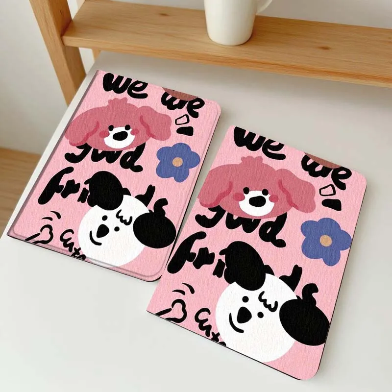 

Cartoon Pattern Red Pink Puppy Case For Vivo IQOO Pad2 Pad3 Pad5 Air SE Pro 12.1 12.3 13 11.5 11 inch Tablet