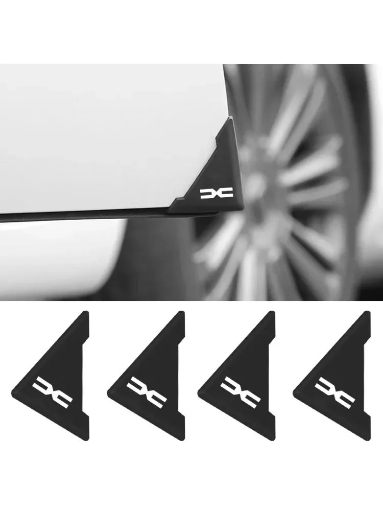 Silicone Car Door Corner Cover, Anti-Scratch Proteção Adesivos, Dacia, Espanador, Mola, Logan,
