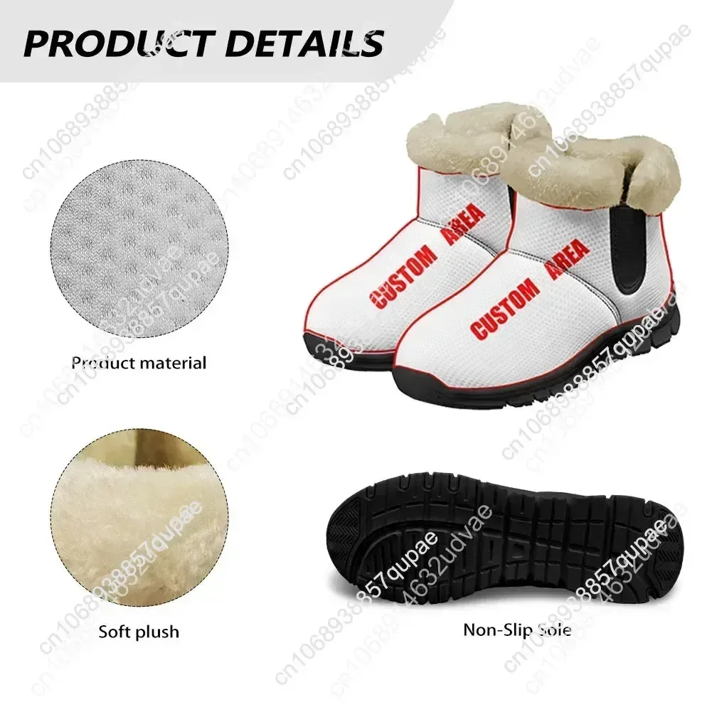 Friends TV Comedy Snow Boots Mens Womens Teenager Shoes Keep Warm Casual Lightweight Sports Custom Sneakers