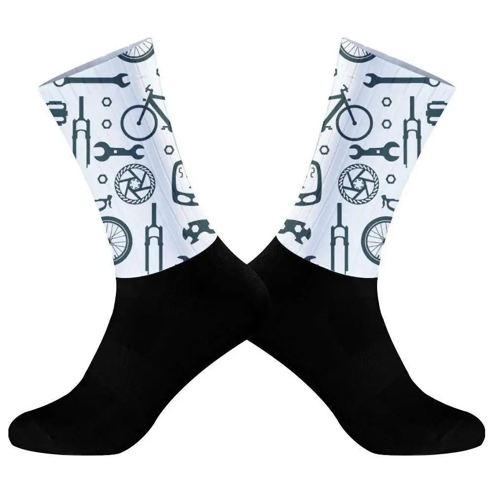 2024 New Summer Cycling Socks Bike Sock Compression Bicycle Outdoor Running Sport Socks