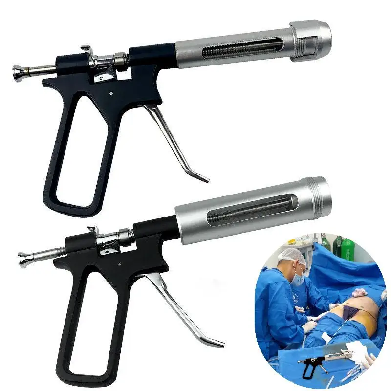 1cc/2cc/5cc/10cc/20cc Trigger Injection Gun Nanofat Re-injection Gun Syringe Gun Autoclavable Liposuction Nanofat