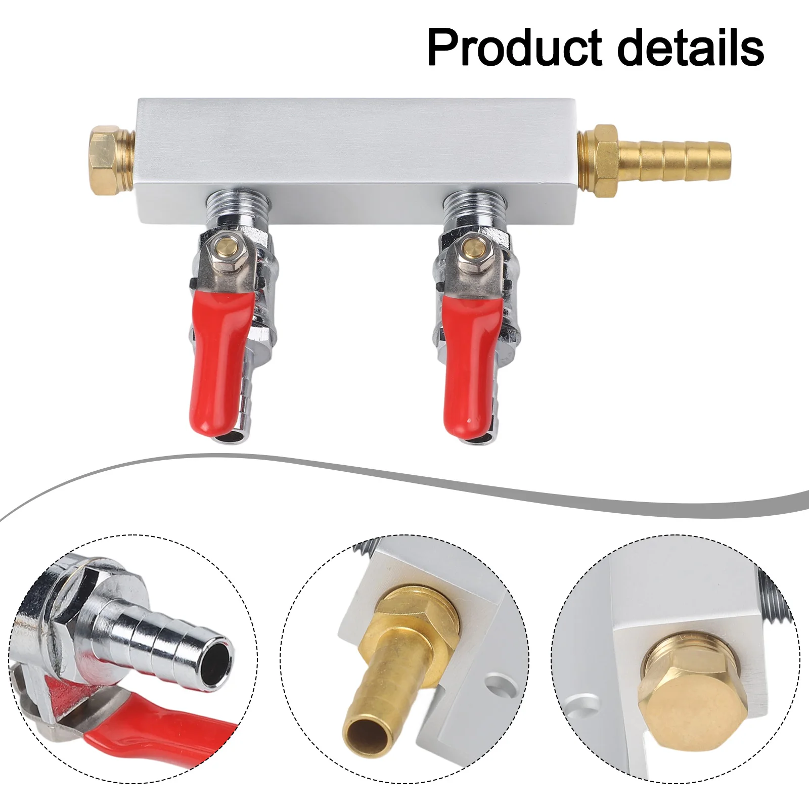

Carbon Dioxide Fittings Air Splitter Independent Shutoff Valves Long-lasting Performance Flexible Gas Flow Control System