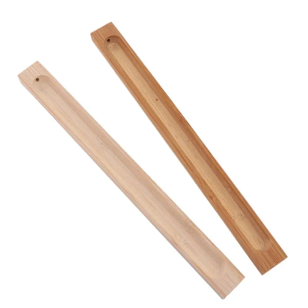 Simple Bamboo Board Incense Holder Anti-Ash Flying Japanese Style Incense Stick Holder Sandalwood Coil Base Study Room Decor