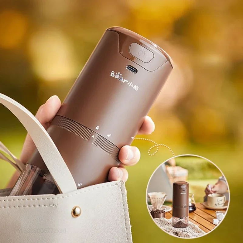 Youpin Bear Bean Grinder Coffee Bean Grinder Wireless All-in-one Coffee Household kitchen Small Multifunctional Portable Grinder