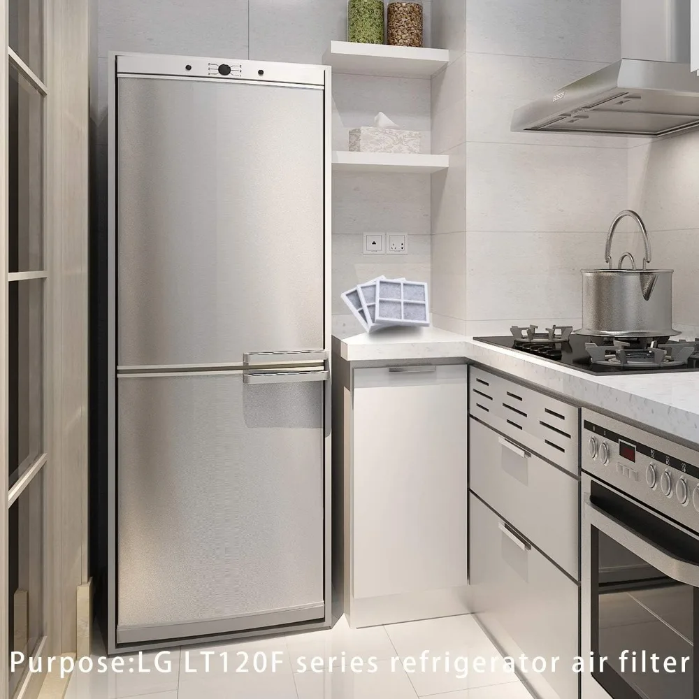 3 قطع فلتر هواء منعش، لفلتر هواء الثلاجة من سلسلة LG LT120F، قطع غيار فلتر هواء الثلاجة والفريزر #6