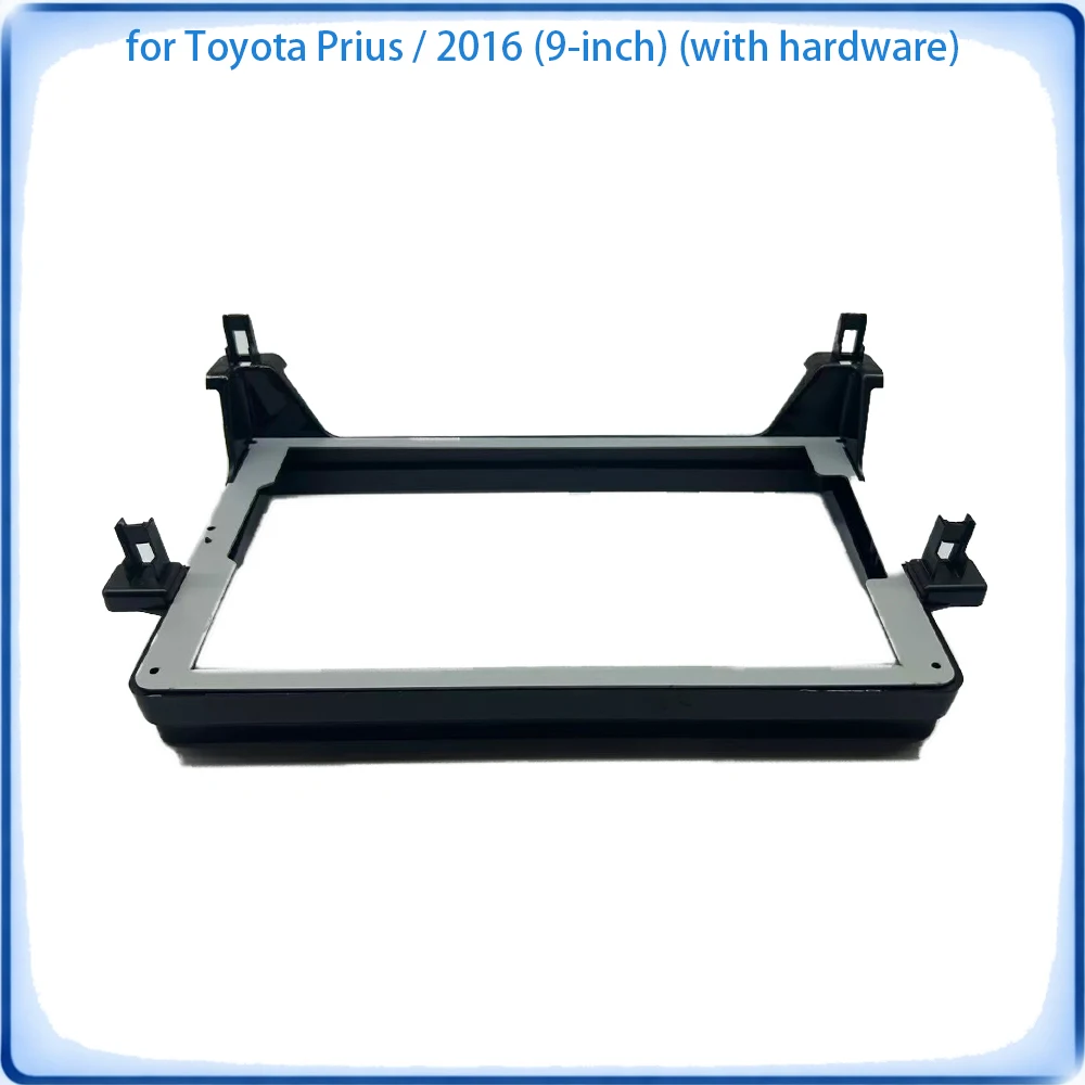 Car Radio Fascia Frame For Toyota Prius 2016 9 inch Stereo Panel With Metal Hardware Canbus Decoder & Wiring Harness