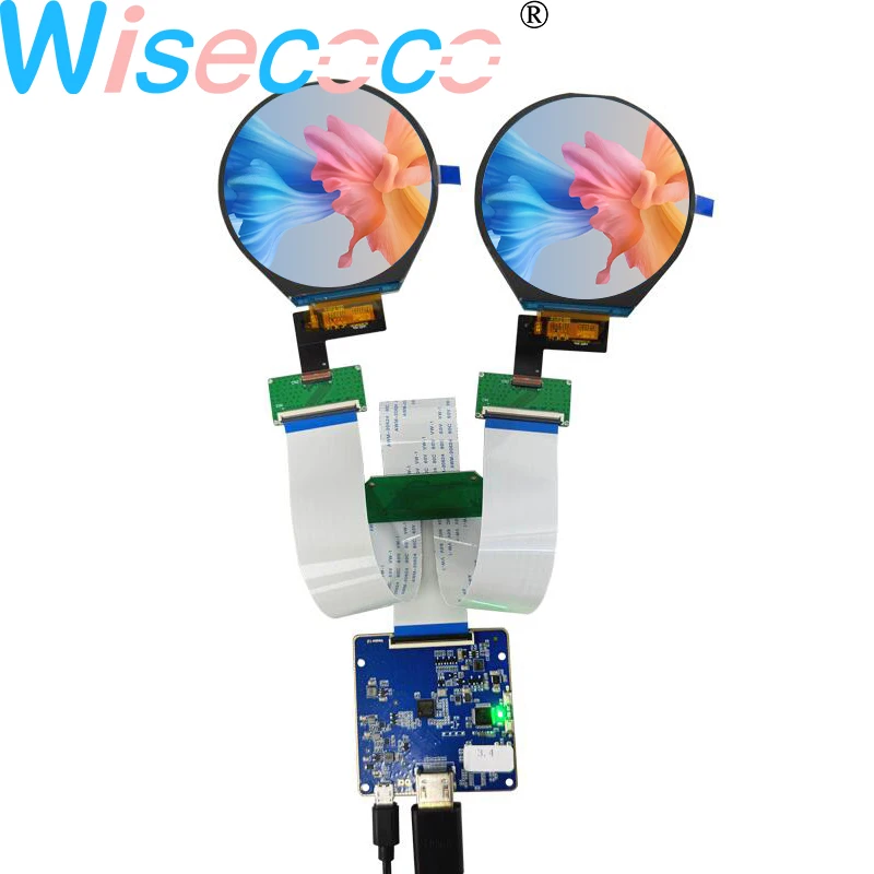 

3.4 Inch IPS Round LCD Display 800*800 Screen MIPI 39 Pins Driver Board For Smart Watch For Raspberry PI WIN10 11