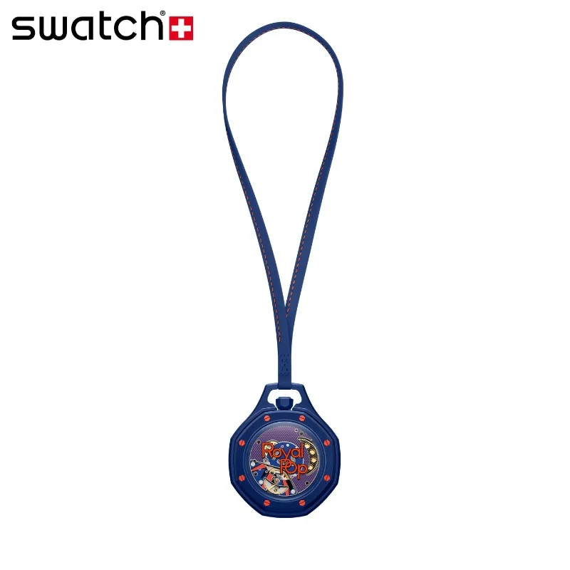 Swatch x Audemars Piguet Royal Oak Royal Pop Limited Edition Design-Inspired Light Luxury Pocket Watch SSX03L103N