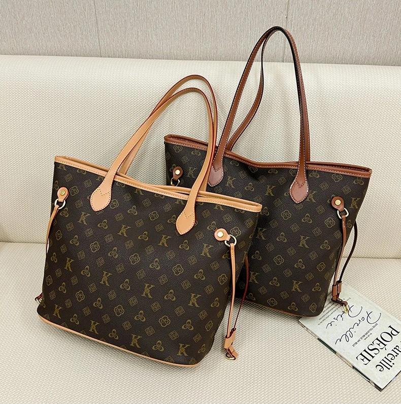 

2025 New Vintage Print Spacious Tote Bag for Women, Versatile Underarm Shoulder Purse with Top Handle, Casual & Roomy​