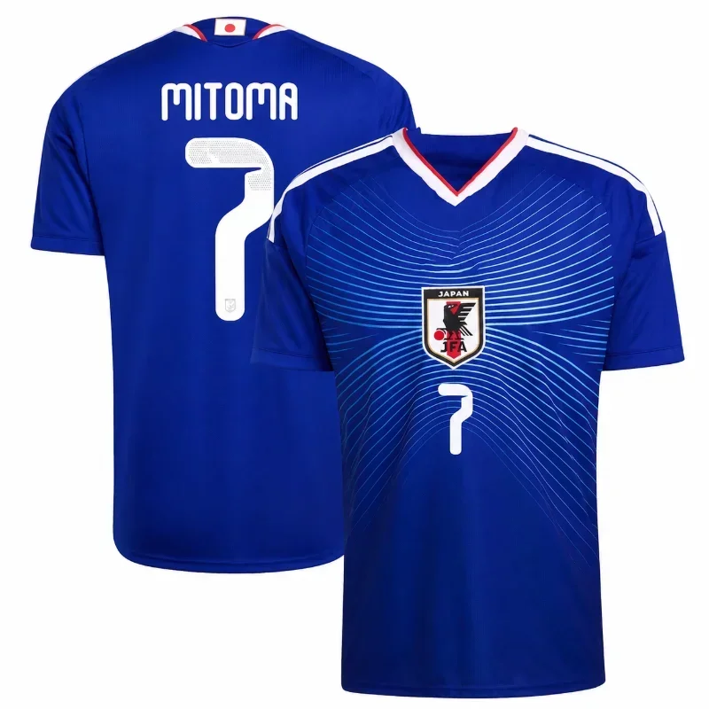 Neues 3D-Druck Schnelltrocknendes Fußballtrikot Geeignet für Erwachsene und Kinder Tägliche und Trainingskleidung für Japanische Fußballfans – Detail 1