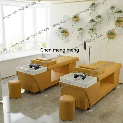 

A182 Thai Shampoo Chair Barber Shop Head Therapy Bed Constant Temperature Water Circulation Fumigation Beauty Massage