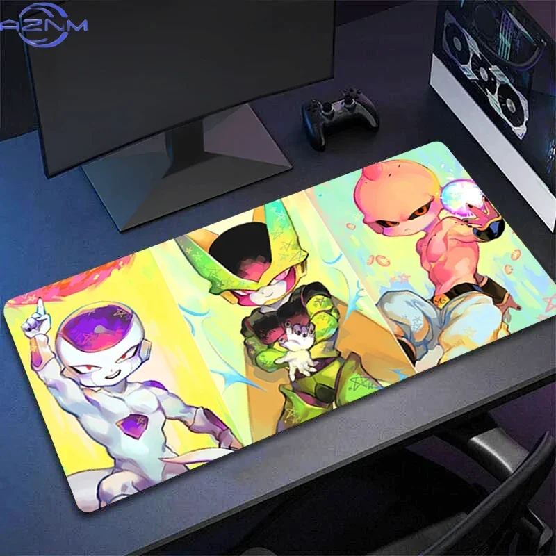 Cute Chibi Anime Villain Characters Mouse Pad, Rubber Anti-slip Gaming Mouse Pad, Bright Color Cartoon Art Desk Mat for Laptop K
