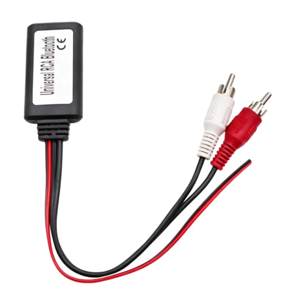 Universal Car Bluetooth AUX Audio Input Cable with Dual 2RCA Male Lotus Connectors  RCA Bluetooth Adapter Cord Plug & Play