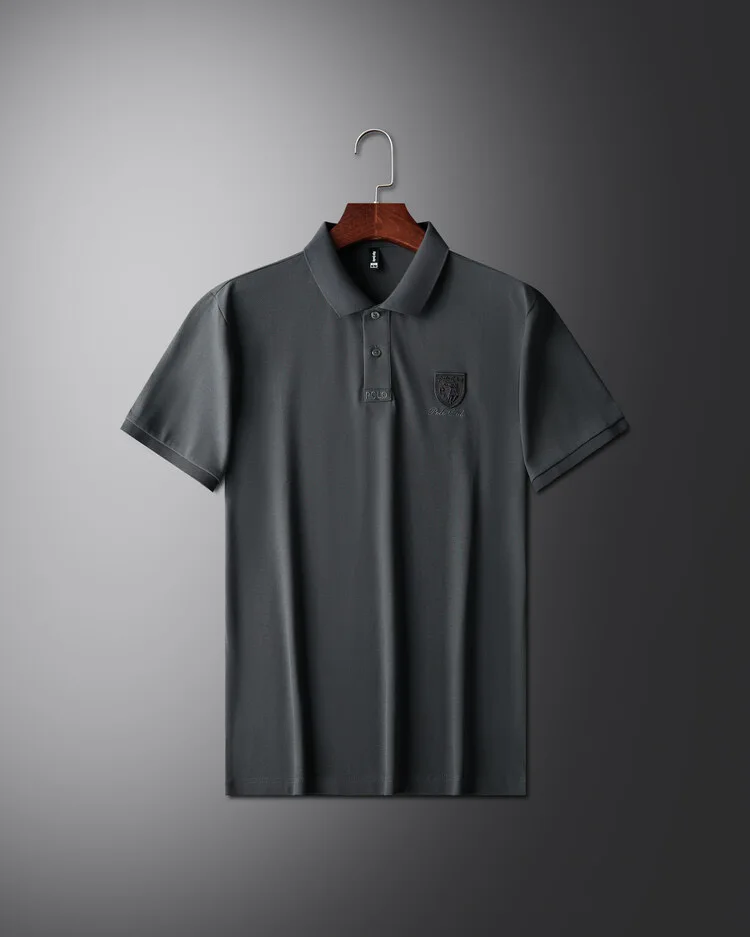 High end brand short sleeve men's POLO shirt summer fashion hot selling embroidery design golf top breathable casual T-shirt view 6