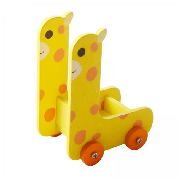 

2x1/12 Storage Cart Desktop Ornament Cartoon DIY Projects Dollhouse Decoration Giraffe