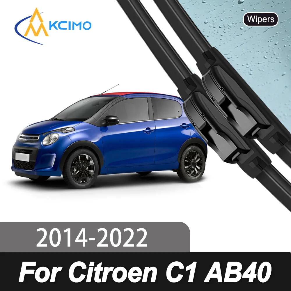 

2Pcs Front Windshield Wiper Blades For Citroen C1 AB40 2014-2022 Windscreen Window Car Accessories