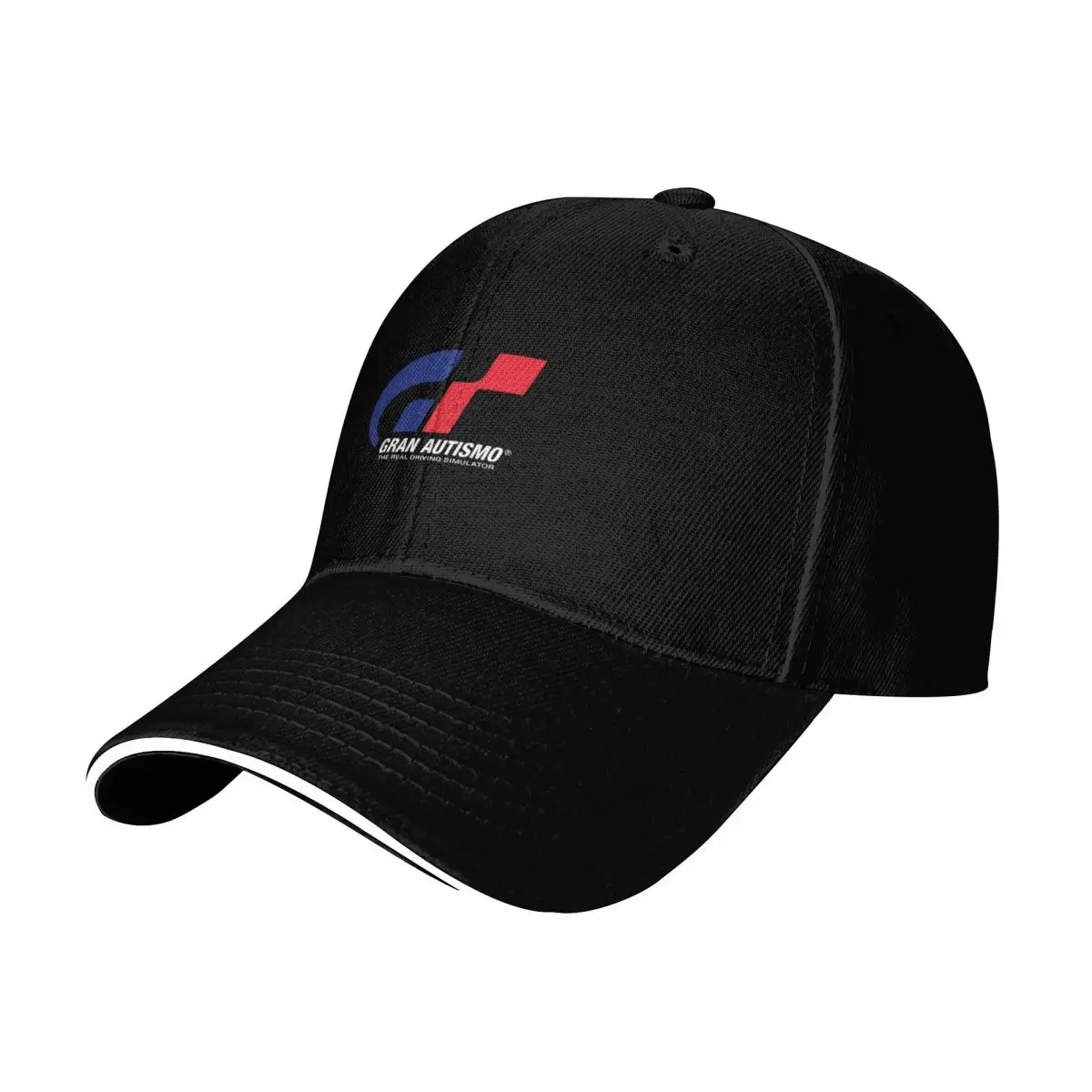 Gran Autismo LogoGran Turismo logo spoof parody meme (1) Baseball Cap Men Women Casual Summer Sport Sun Cap