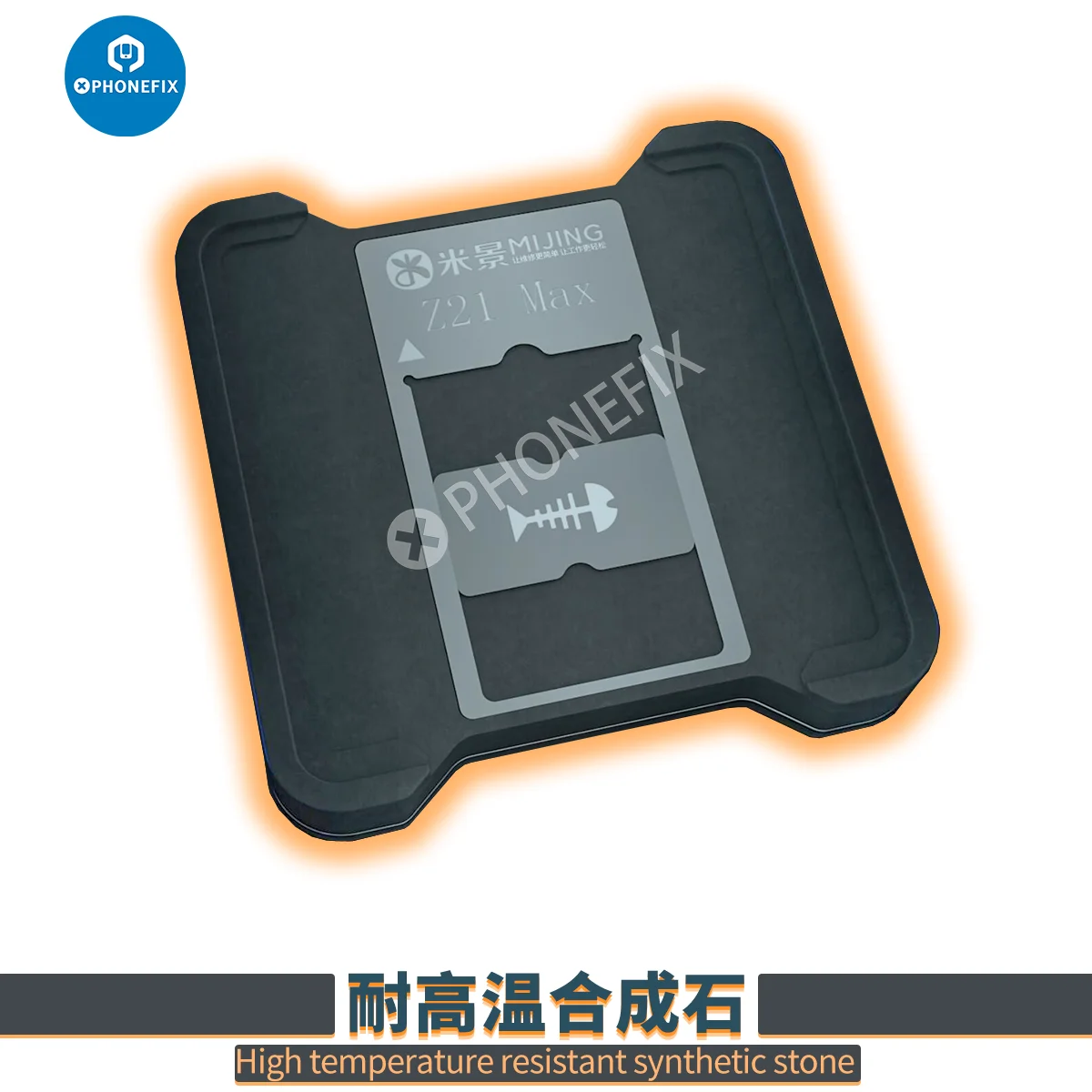 Mijing Z21max Universal CPU Reballing Stencil Platform for iPhone 6-15PM A8-A17pro Android IC Chip Planting Tin Template Fixture