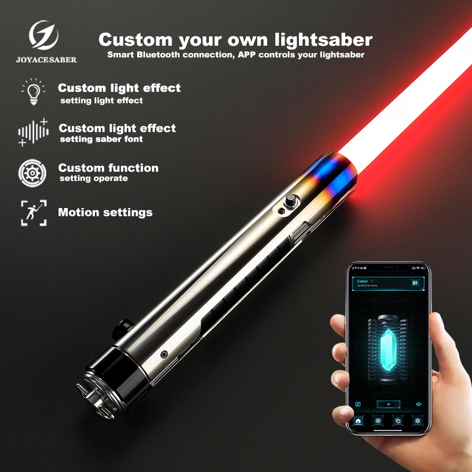 

Pixel Lightsaber Heavy Dueling Neopixel Light Saber Jedi Laser Sword Metal Handle Cosplay Luminous Xenopixel Sabers Toys Joyace