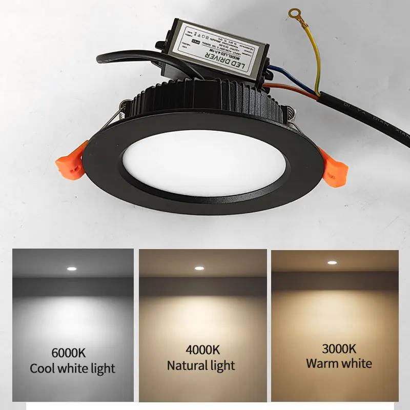 Imagem -06 - Luz de Teto Led Impermeável Holofotes ao ar Livre Iluminação Embutida Iluminação de Alto Brilho 220v Ip65 dc 12v 3w 5w 12w