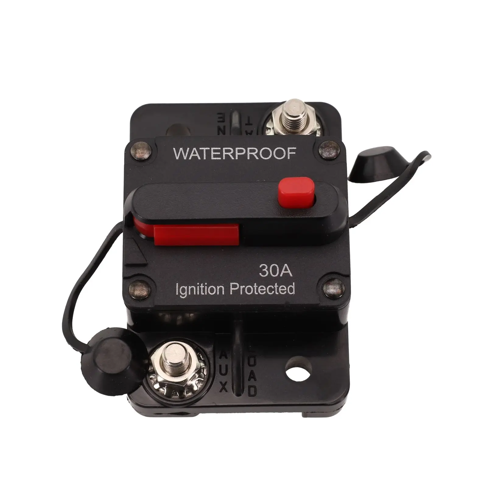 

Color Black Car Circuit Breaker Thermal Trip Breaker High Current Thermal Trip Protective Rubber Cap Quick Circuit Disconnect