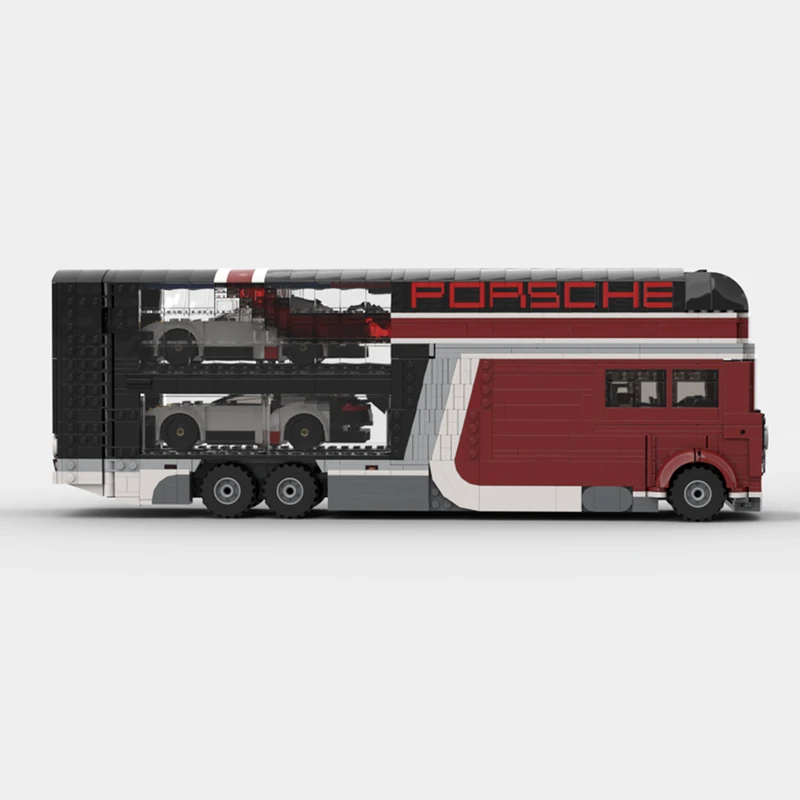 City Series Racing Transportvoertuig Bouwsteenmodel Passagiersvervoer Assemblage Technologie Bakstenen Speelgoed Kindercadeau