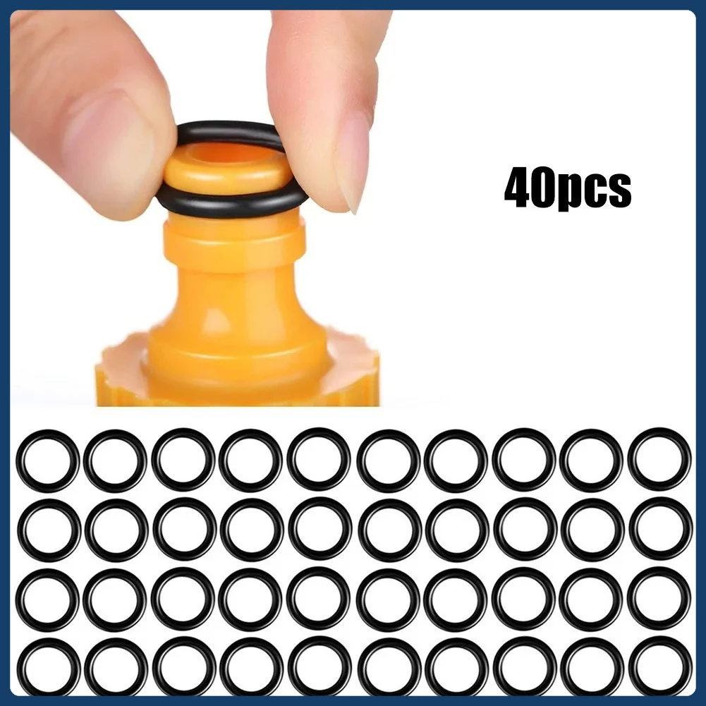 

40Pcs 3/8 1/4 M22 O-Rings Rubber For Pressure Washer Hose Connector Seal Quick Disconnect Garden Power Tools Watering Irrigation