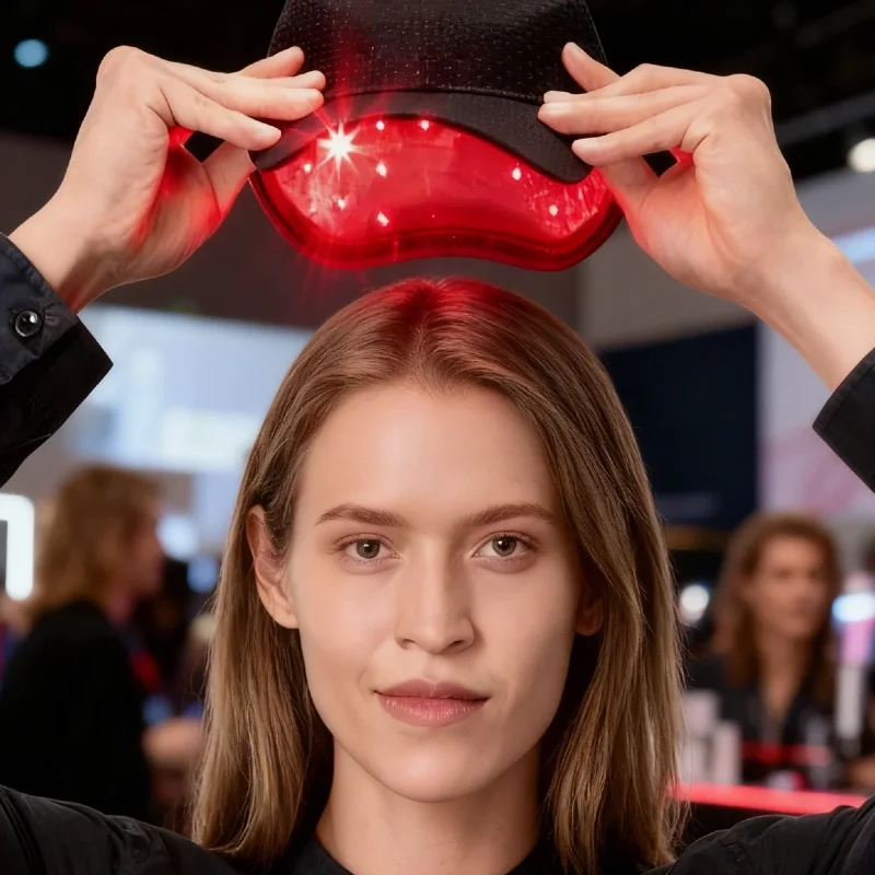 

650nm Laser Hair Growth Cap for Men and Women, Red Light Therapy Hat for Hair Loss Treatment Fast Regrowth Thicker Hair