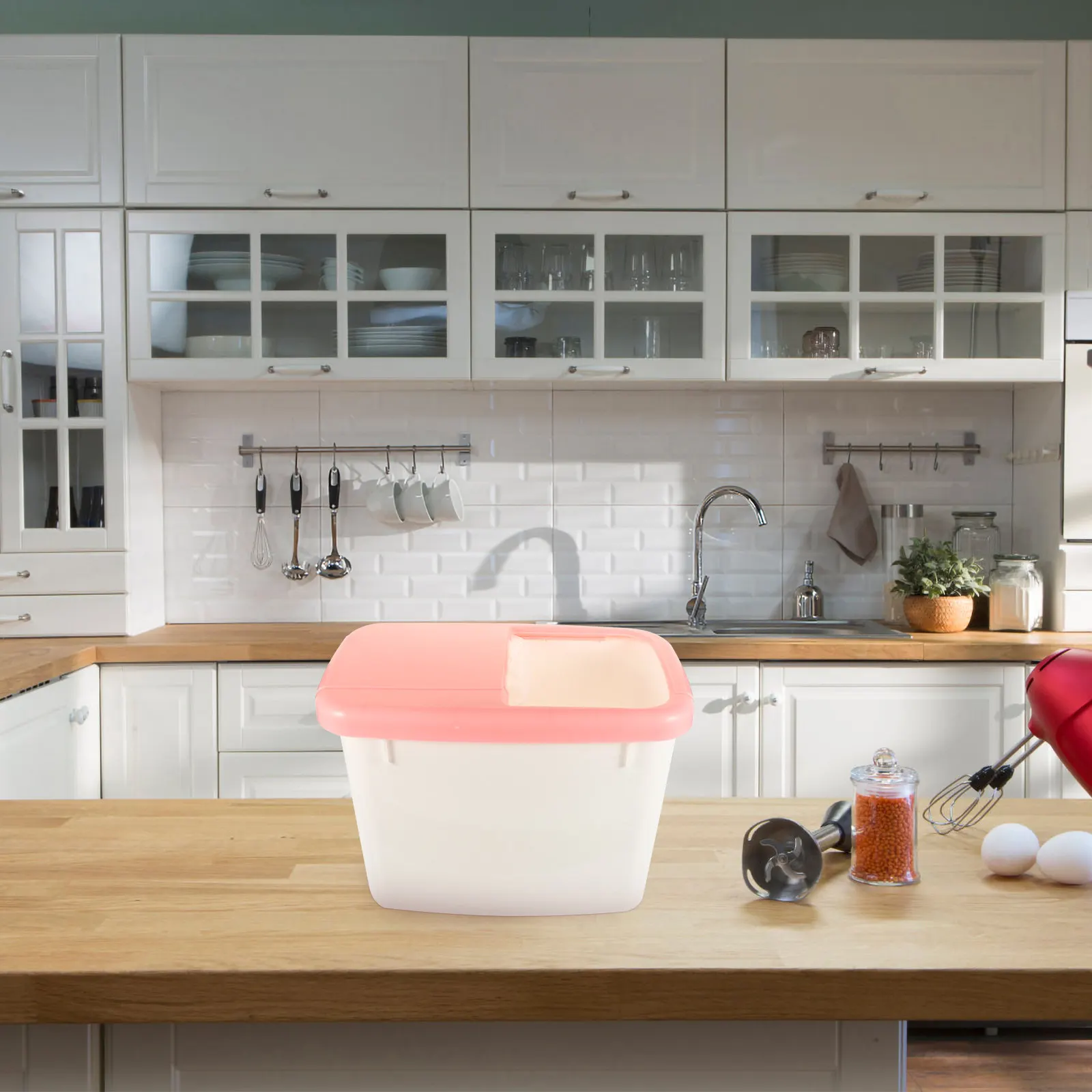 

Контейнер для хранения риса из утолщенного полипропилена, 10 кг, без запаха, без БФА, герметичный, для сухих продуктов, кофейных зерен, орехов, сахара, чая, приправ