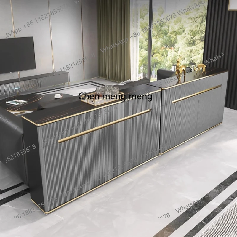 

Mealside locker rock slab modern style simple living room narrow rock slab small apartment back cabinet