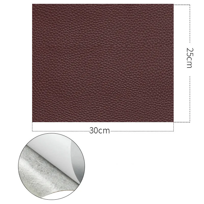 Self Adhesive Leather for Sofa Repair Patch Furniture Table Chair Sticker Seat Bag Shoe Bed Fix Mend PU Artificial Leather Skin