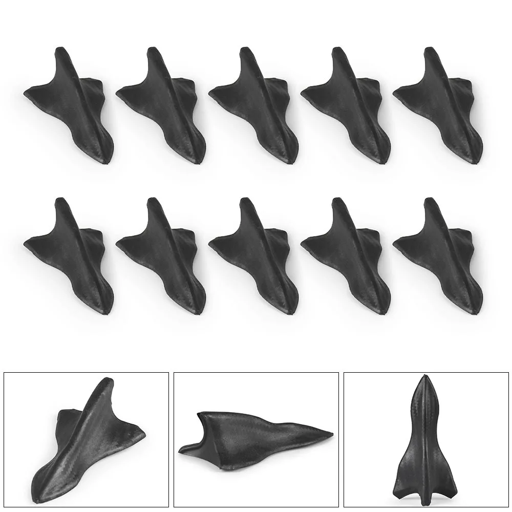 

Наклейка из углеродного волокна, автомобильный внедорожник, спойлер на крышу, бампер, плавник акулы, декор, аксессуары