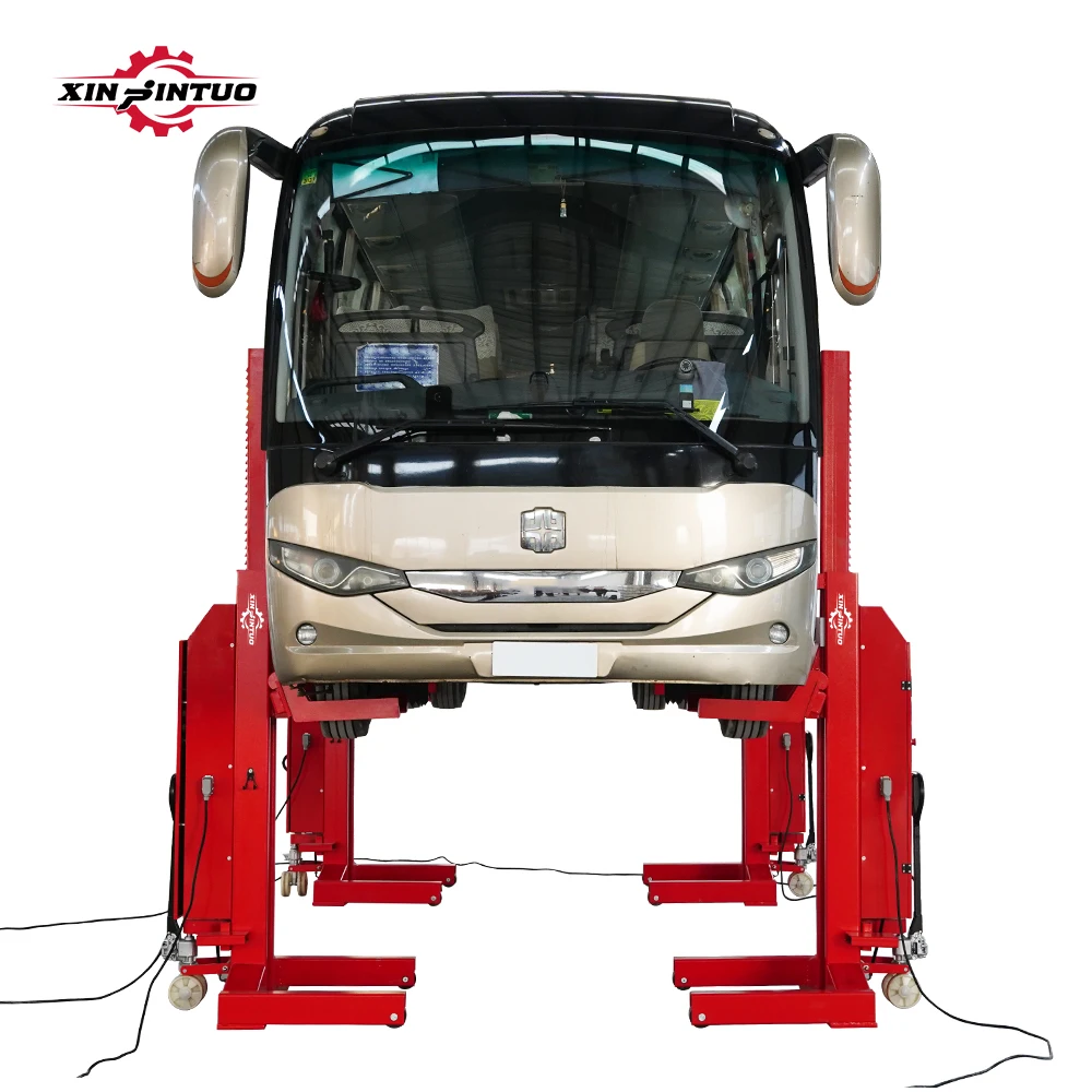Xinjintuo 8T 10T 12T 30T Heavy  Lift 4 Column Car Elevator Bus Truck Lift Auto Lift Bus Hoist Vehicle Parking System