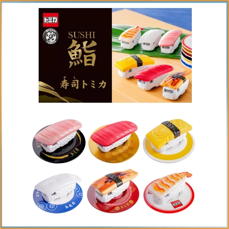 

In Stock Tomica Sushi Style Car Vol.2 Full Set 6pcs, Diecast Alloy Car Model Toy Collection Gift