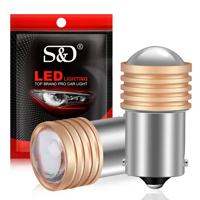 2szt P21W Led 1156 BA15S 1157 BAY15D P21 5W R5W R10W Żarówka 9SMD 3030 Samochodowe kierunkowskazy Światło cofania 12V Biały Czerwony Żółty