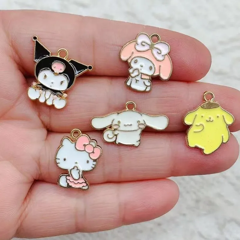 10pcs Cartoon Animal Charms EnamePendants Charms for Jewelry Making DIY Earrings Necklaces Accessories