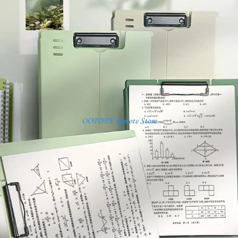 

Standing up Clipboard Document Organiser Folder Writing Pad For Office School