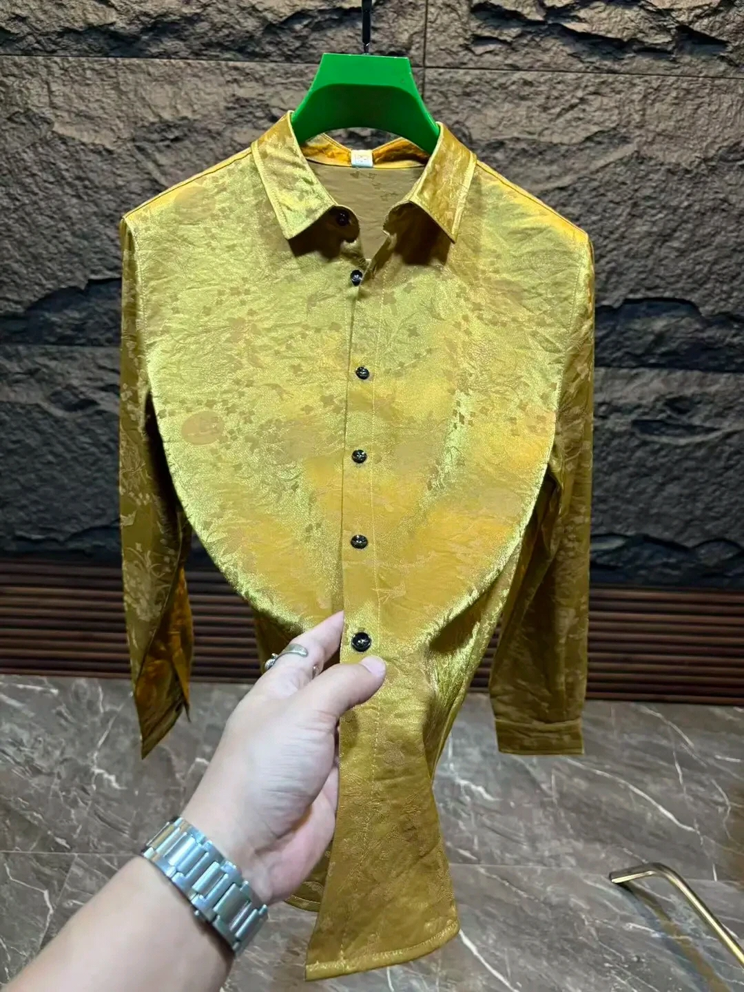 High Quali Men's Long Sve irt Faionable Versatile Busin Sle Premium Feel Autumn New Arrival Slim Fit Iron Free