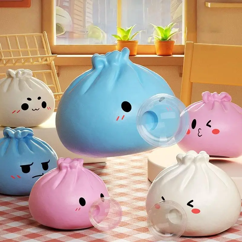 1/3Pcs Colorful Squeeze Bubble Bun Toy Slow Rebound Stress Relief  Emotion Bun, Funny Decompress Toy For Kids & Adults