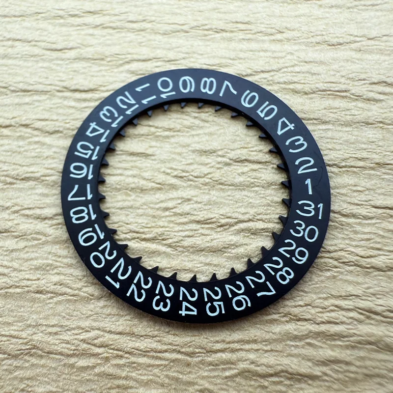 Mod NH35 Date Dial Fits NH35 NH36 NH34 Movement SKX007 SKX009 Red Blue Black white Automatic Mechanical Movt Day Date Dial Wheel