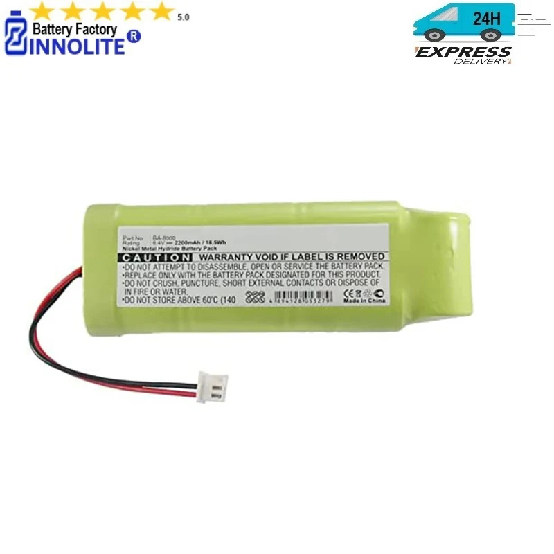 8.4V Ni-MH T0UCH 310 Battery Compatible with Brother BA-8000, P-T0UCH 340, P-T0UCH 340C, P-T0UCH 5000, P-T0UCH 540, P-T0UCH 540C