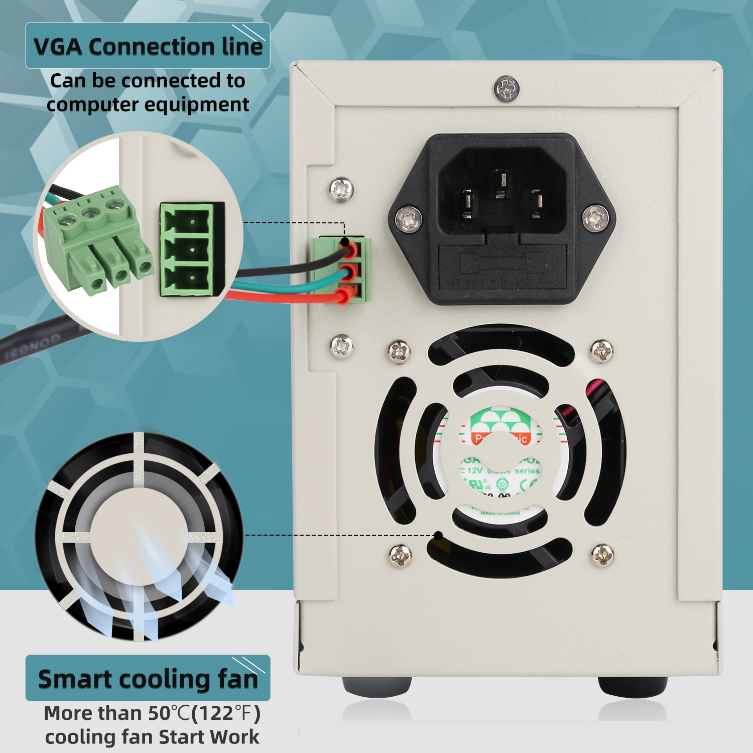 220V HSPY 1000V 1A Digital DC Lab Switching Adjustable Power Supply Laboratory 0.01V 0.001A Programmable Bench Source