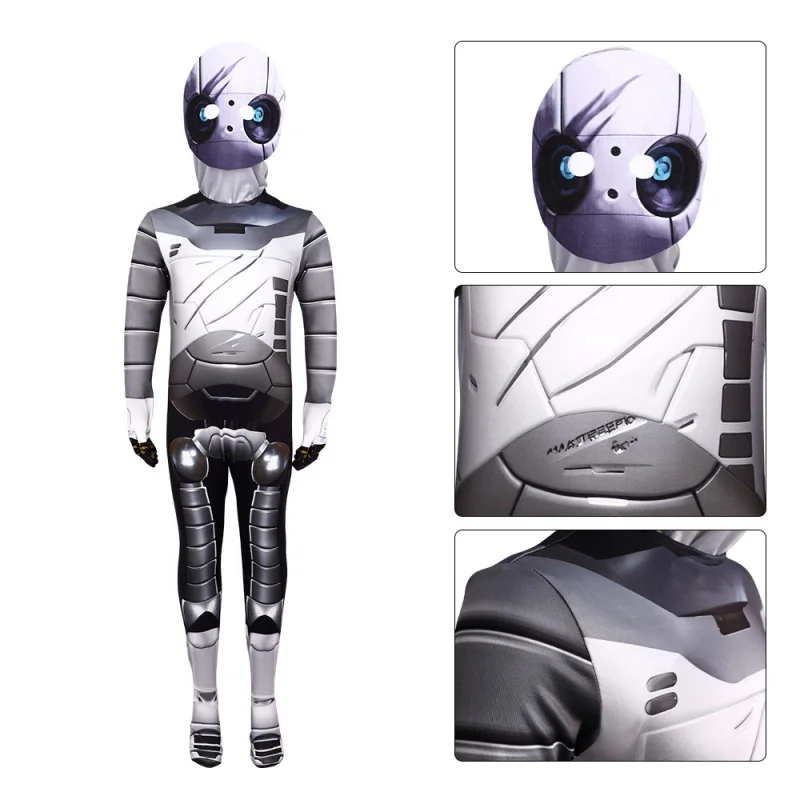 Боди дикого робота, костюмы на Хэллоуин для косплея, комбинезон для ролевых игр, нарядная детская одежда F или карнавальная вечеринка