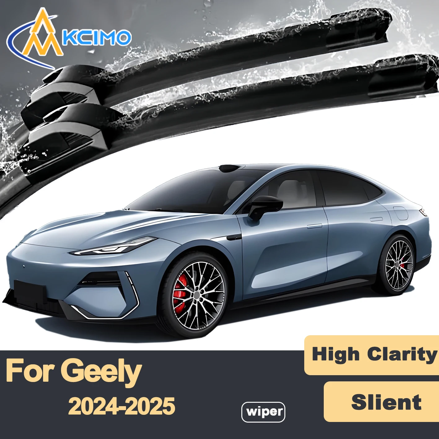 

Premium Rubber Durable Silent Windshield Wiper Blades 2pcs for Geely Galaxy E8 2024-2025 Front Wiper Blades Set