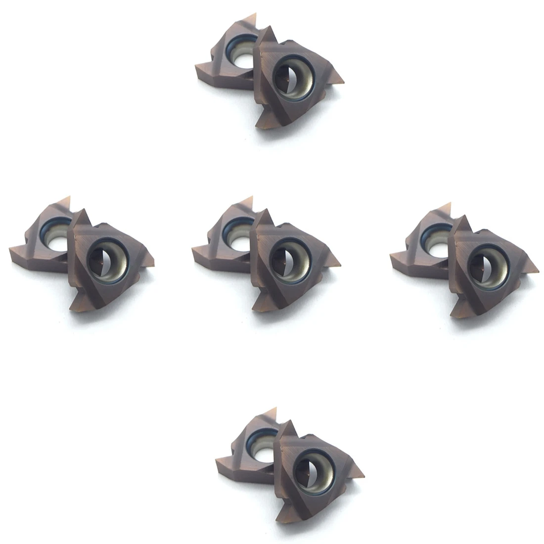 

Exquisite-10Pcs AG60 VP15TF Carbide Blade CNC Lathe Milling Cutter Turning Blade Machine Tool Attachment AG60 VP15TF