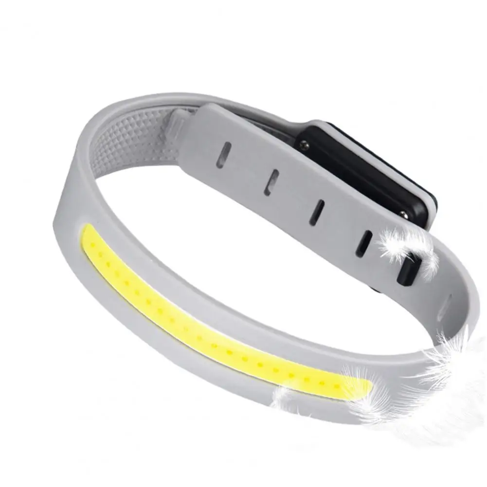 LED Armband Night Running Light Adjustable Buckle Rechargeable Reflective Armbands High Visibility Light-Up Band Outdoor Sports