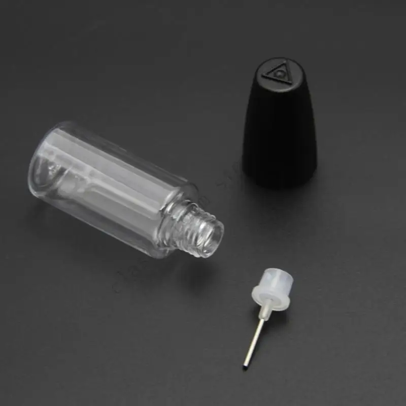 5pcs 10ML Leakproof Drip Bottle with Needle Tip Replacement Bottles Liquid Containers For Model Painting Craft Project